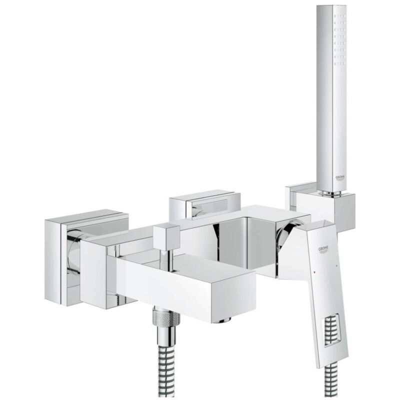 foto del prodotto grohe eurocube 1 2 miscelatore monocomando per vasca doccia, cromo 23141000 