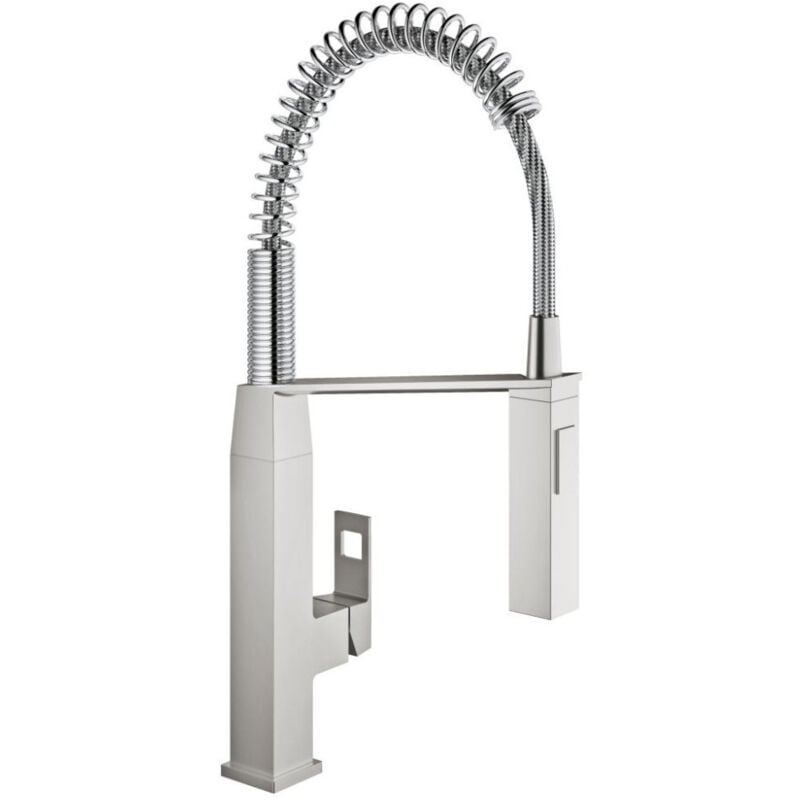 foto del prodotto grohe eurocube miscelatore per lavello dn 15, supersteel 31395dc0 