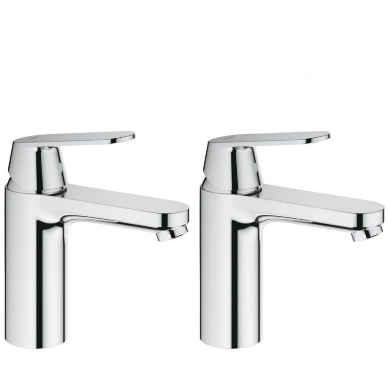 foto del prodotto grohe eurosmart cosmopolitan, set di 2 miscelatori monocomando per lavabo 1 2 , taglia m 23327000 duo 