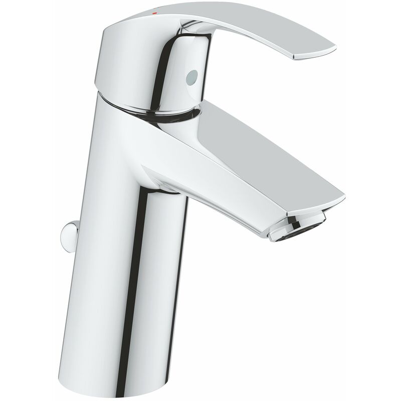 foto del prodotto grohe eurosmart miscelatore monocomando per lavabo con astina a saltarello, cromo, m 23322001