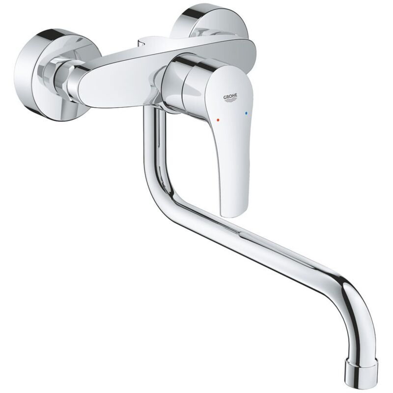 foto del prodotto grohe eurosmart miscelatore monocomando per lavello cucina, a parete 32224003
