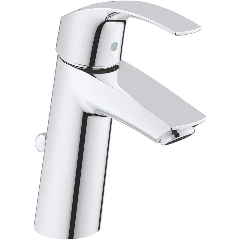 foto del prodotto grohe eurosmart new es miscelatore monocomando per lavabo a risparmio energetico, altezza media ecojoy, cromo, m