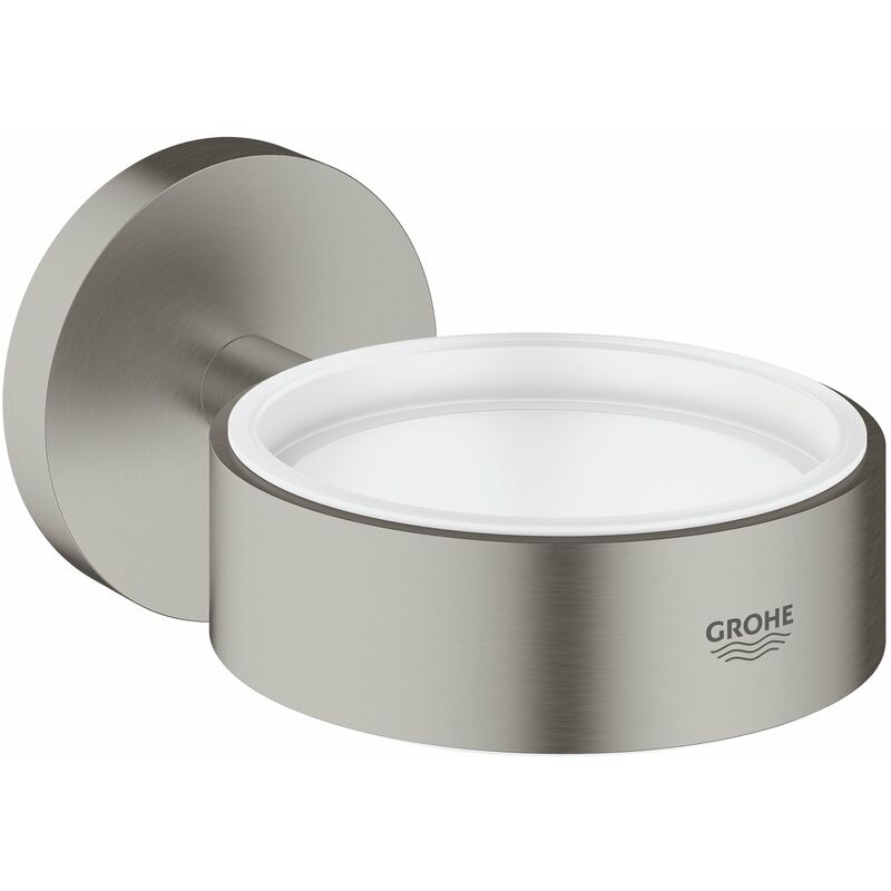 foto del prodotto grohe gro 40369dc1 40369dc1 essentials soporte para jabon, nero, large