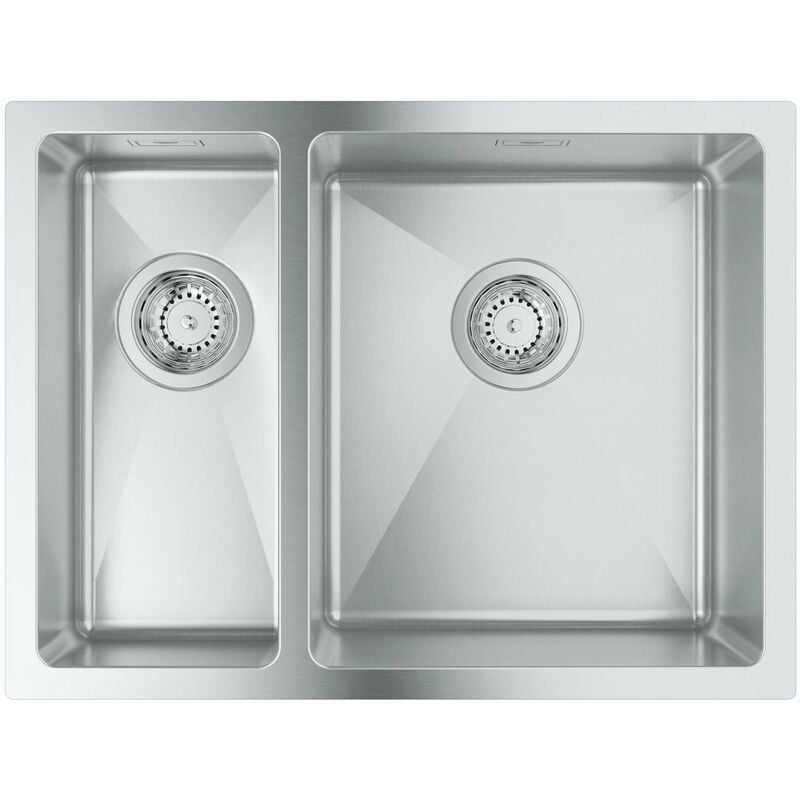 foto del prodotto grohe lavelli lavello k700 con sistema di scarico, 60x45 cm, acciaio inox spazzolato 31576sd1