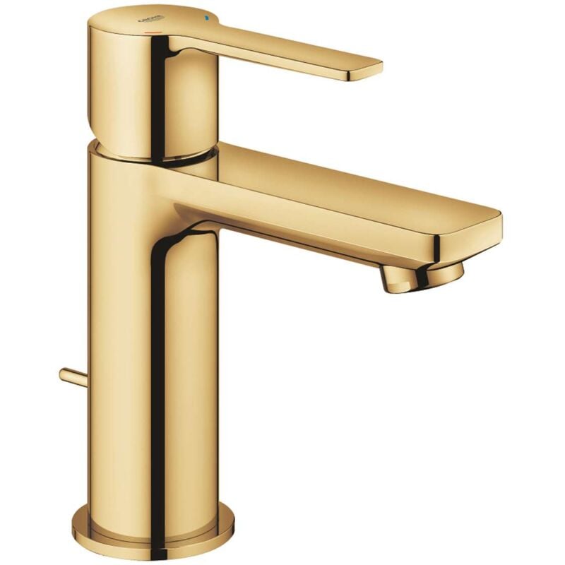 foto del prodotto grohe lineare miscelatore da lavabo con sistema di scarico, cool sunrise 32109gl1