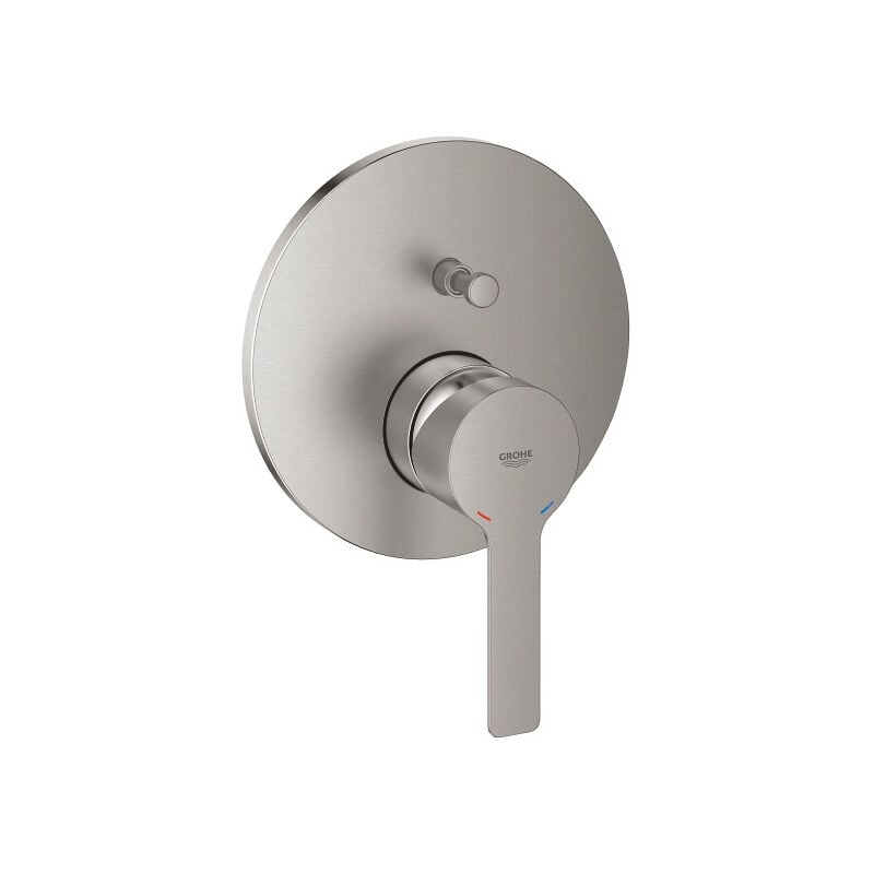foto del prodotto grohe lineare miscelatore monocomando per vasca doccia per rapido smartbox in acciaio inox 