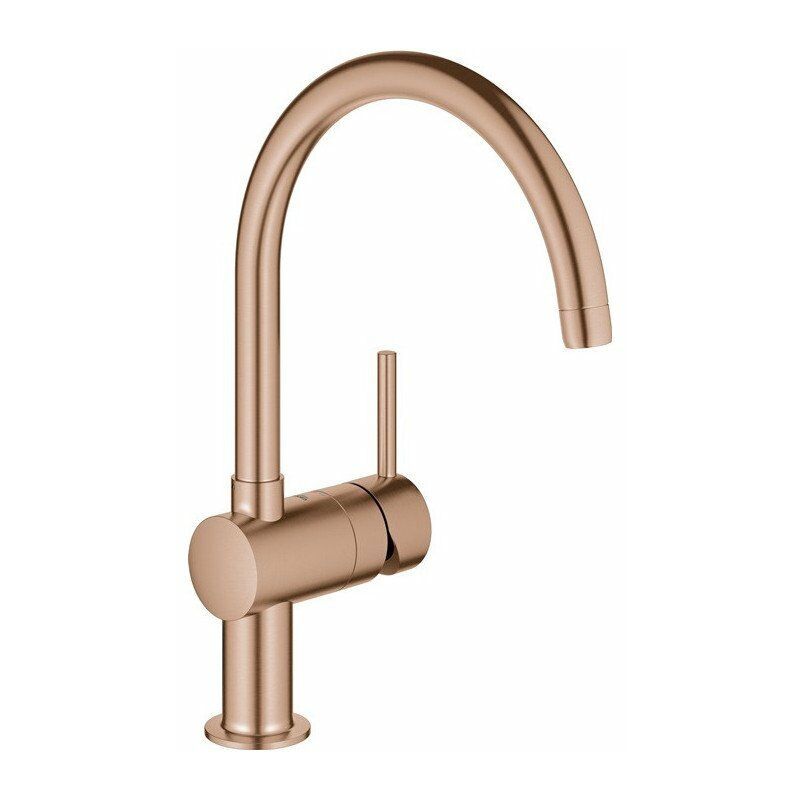 foto del prodotto grohe minta, miscelatore monocomando per lavello, spazzolato warm sunset 32917dl0 