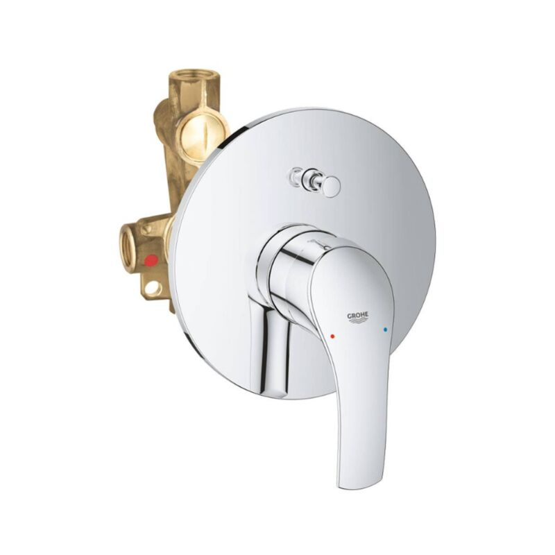 foto del prodotto grohe miscelatore monocomando eurosmart 33305002 per vasca doccia