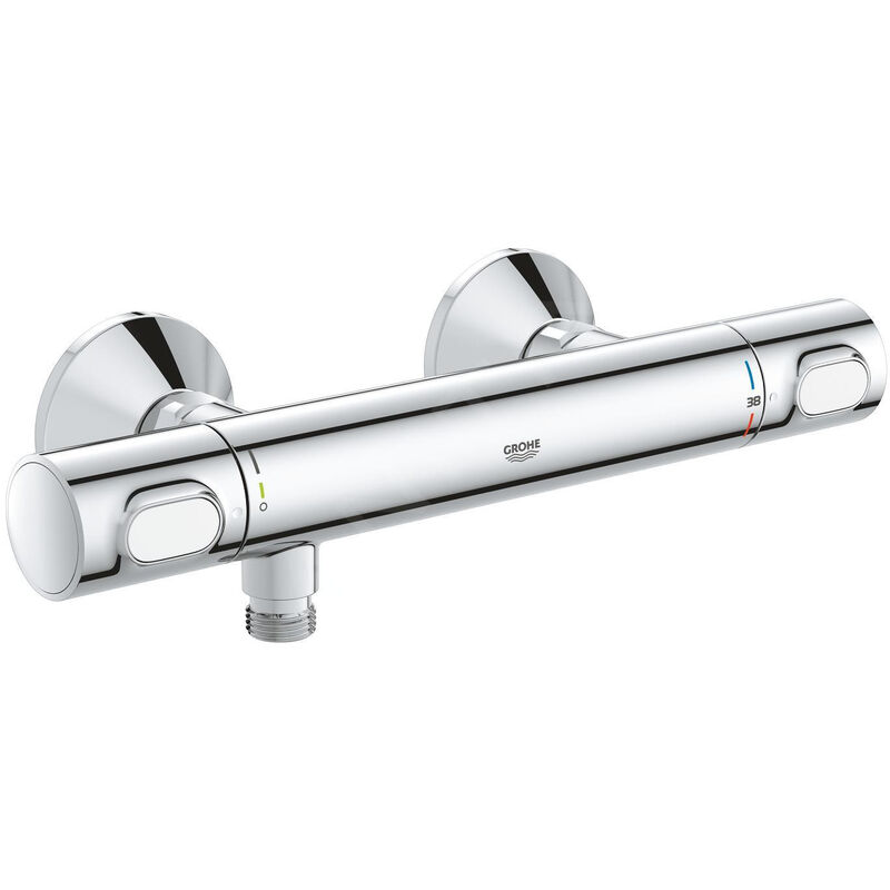 foto del prodotto grohe miscelatore termostatico per doccia precision flow, safestop, cromo 34840000 