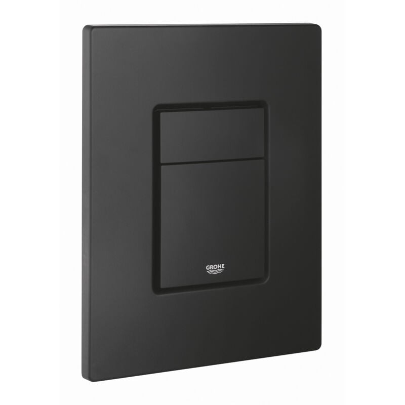 foto del prodotto grohe piastra di comando even two touch, tecnologia anti impronta, nero opaco 38966kf0 