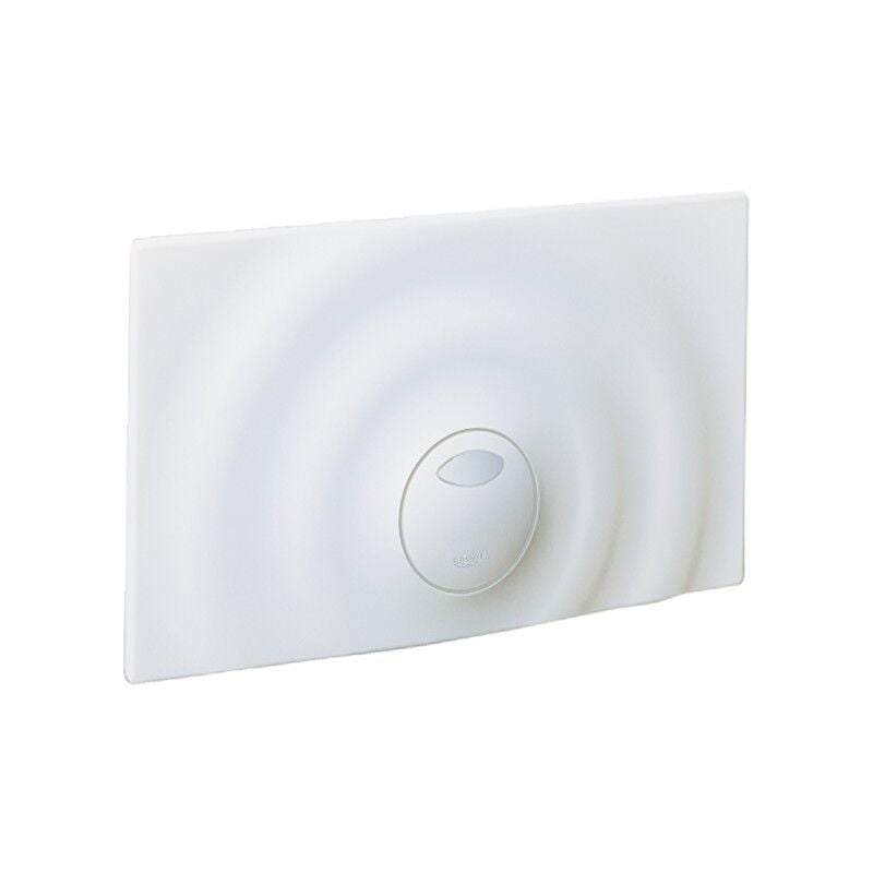 foto del prodotto grohe placca esterna surf g doppio tasto bianco