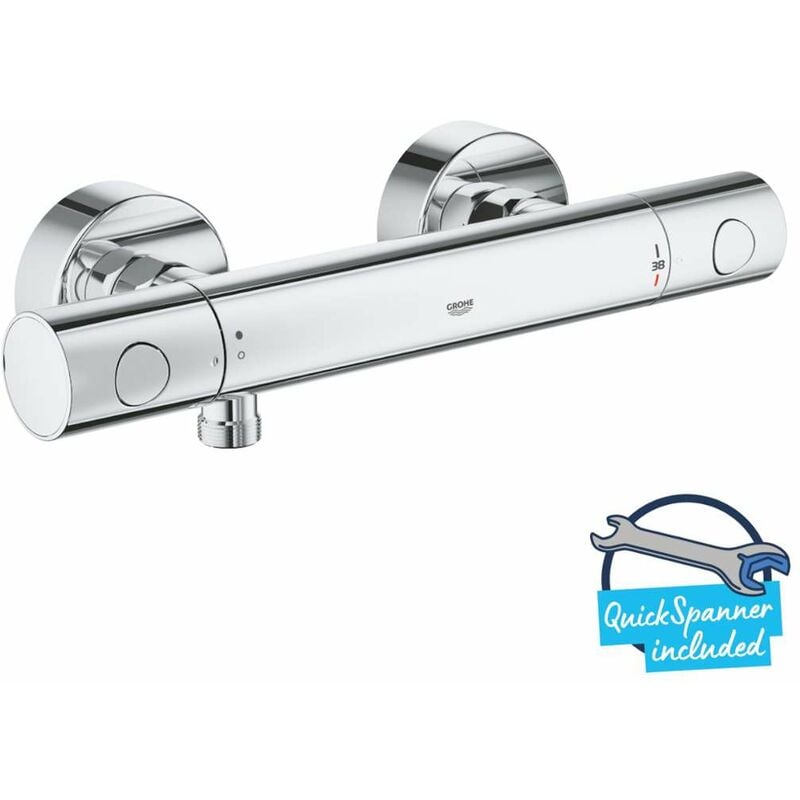 foto del prodotto grohe precision get miscelatore doccia termostatico, cromo 34773000