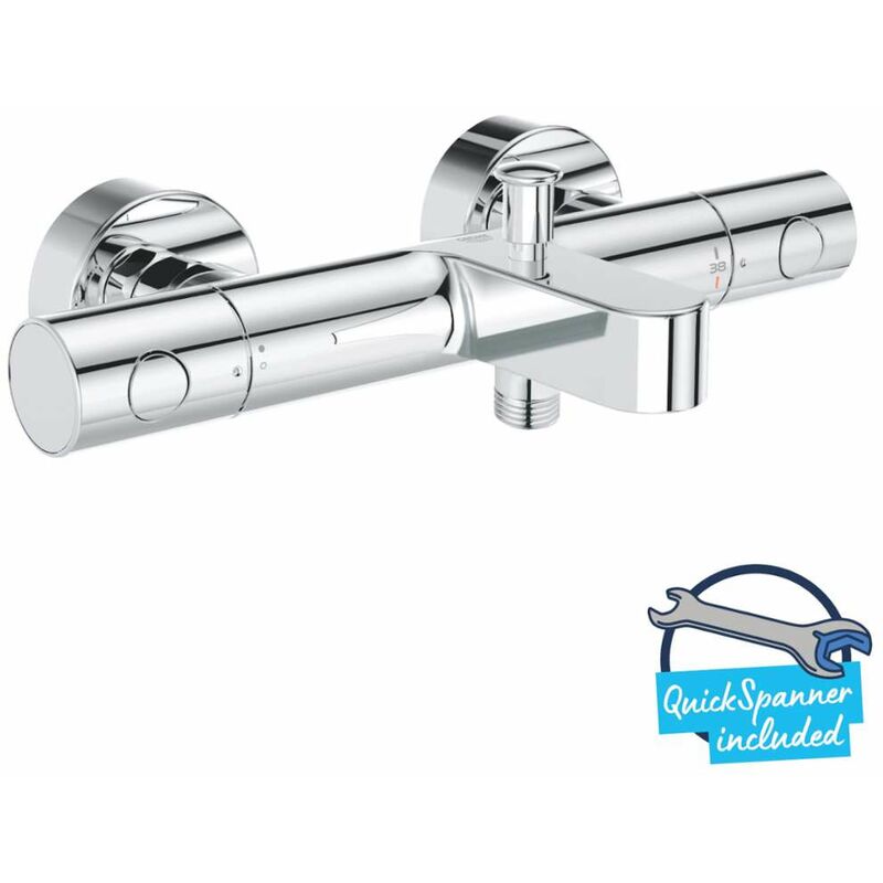 foto del prodotto grohe precision get miscelatore termostatico per vasca da bagno, cromo 34774000