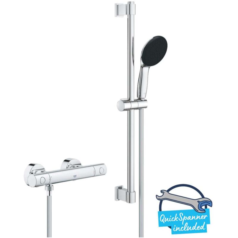foto del prodotto grohe precision get set doccia termostatico, cromo 34856000