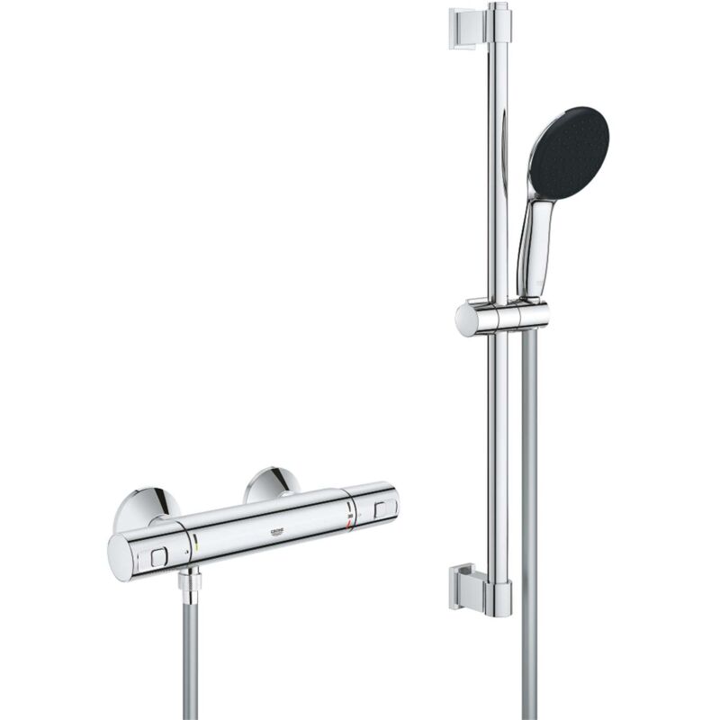 foto del prodotto grohe precision start set doccia termostatico, cromo 34597001