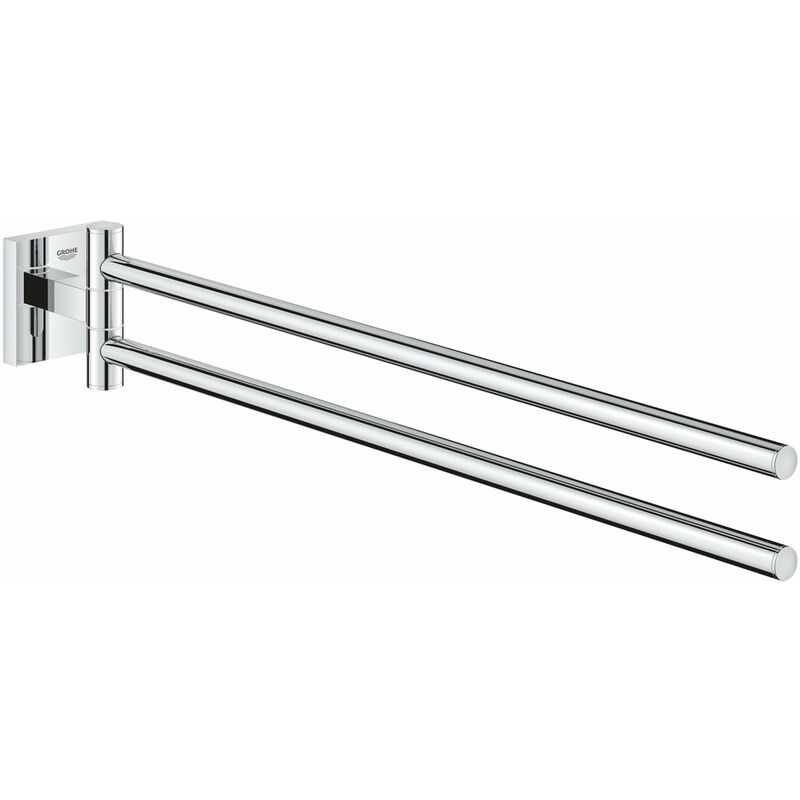 foto del prodotto grohe quickfix start cube portasciugamani doppio, lunghezza 44 cm, cromo 40976000