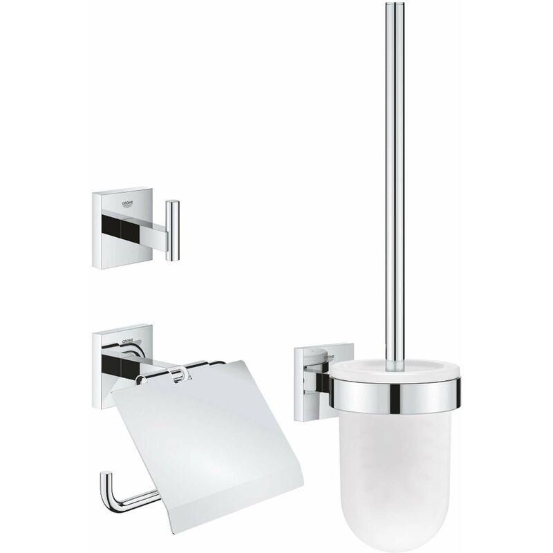 foto del prodotto grohe quickfix start cube set accessori per wc 3 in 1, cromo 41123000