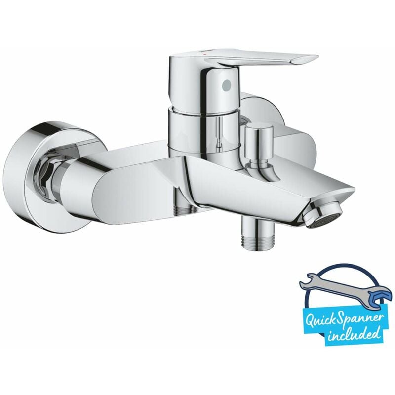 foto del prodotto grohe quickfix start miscelatore a parete per vasca da bagno, cromo 24206002