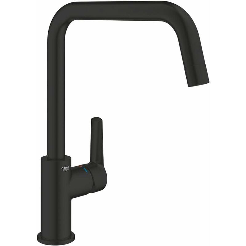 foto del prodotto grohe quickfix start miscelatore da lavello, nero opaco 304702430