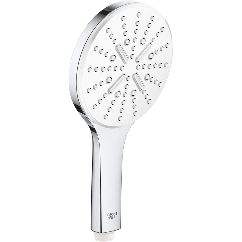 foto del prodotto grohe rainshower 130 smartactive 26544ls0 soffione doccia a 3 getti, no ecojoy, no supporto, bianco rotondo, 130 mm, 1 pezzo