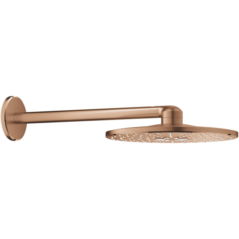 foto del prodotto grohe rainshower smartactive 310 set doccia 2 getti e braccio 430 mm, spazzola warm sunset 26475dl0 