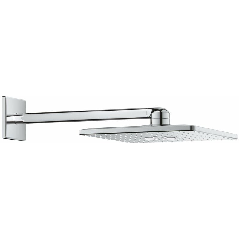 foto del prodotto grohe rainshower smartactive cube soffione doccia a pioggia 310 con braccio di erogazione 43 cm, 2 getti, cromato 26479000