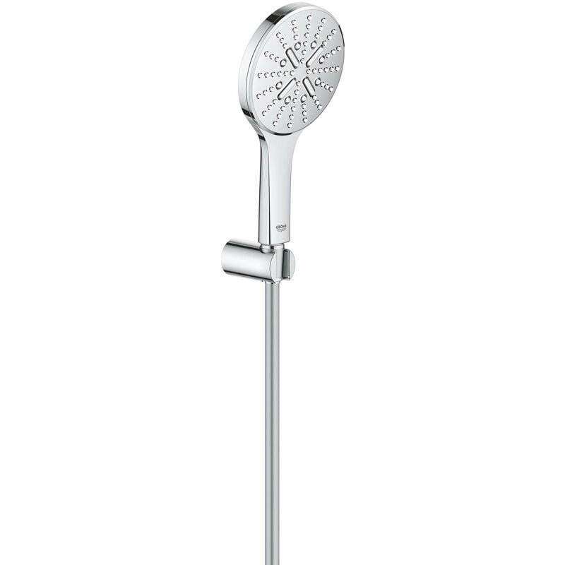 foto del prodotto grohe rainshower smartactive set doccetta 130 9,5 l min, 3 getti, supporto e flessibile, cromo 26581000