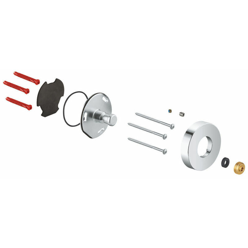 foto del prodotto grohe ricambio supporto cromo per asta doccia 48279000