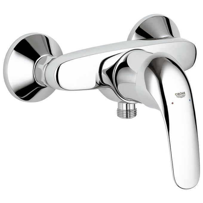 foto del prodotto grohe rubinetto miscelatore da parete per doccia cromo lucido starlight swift