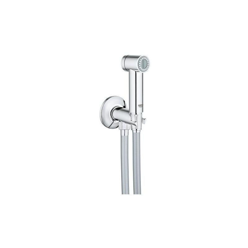 foto del prodotto grohe sena trigger spray 35, set con rubinetto di arresto a 1 getto e doccetta bidet, cromato 26332000 