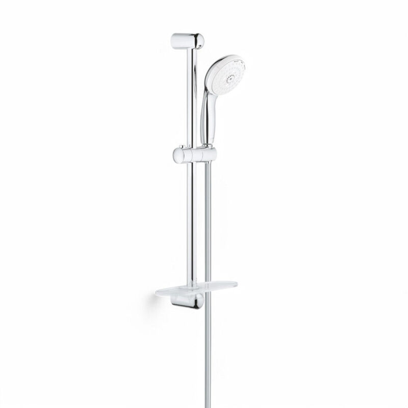 foto del prodotto grohe set saliscendi doccia con portasapone tempesta 100 a 3 getti cromo