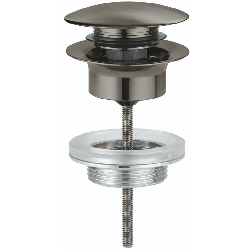 foto del prodotto grohe sistemi di scarico sistema di scarico, hard graphite spazzolata 65807al0