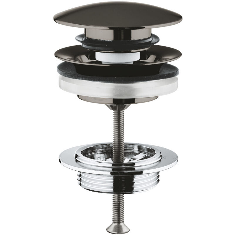 foto del prodotto grohe starlight, scarico a scomparsa, grafite dura spazzolata 65807al0 