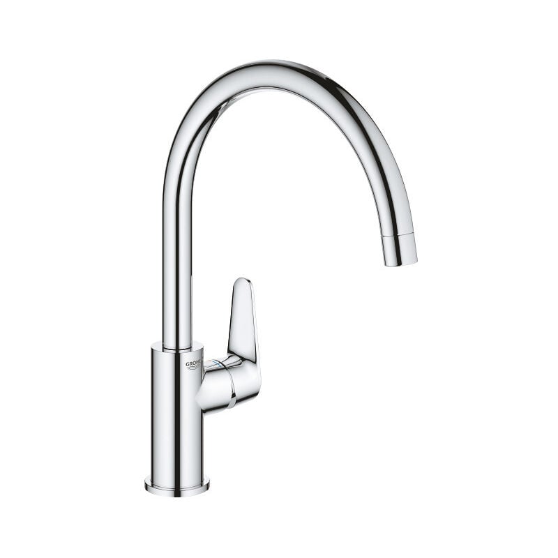 foto del prodotto grohe start curve, miscelatore monocomando per lavello, cromo 31554001 