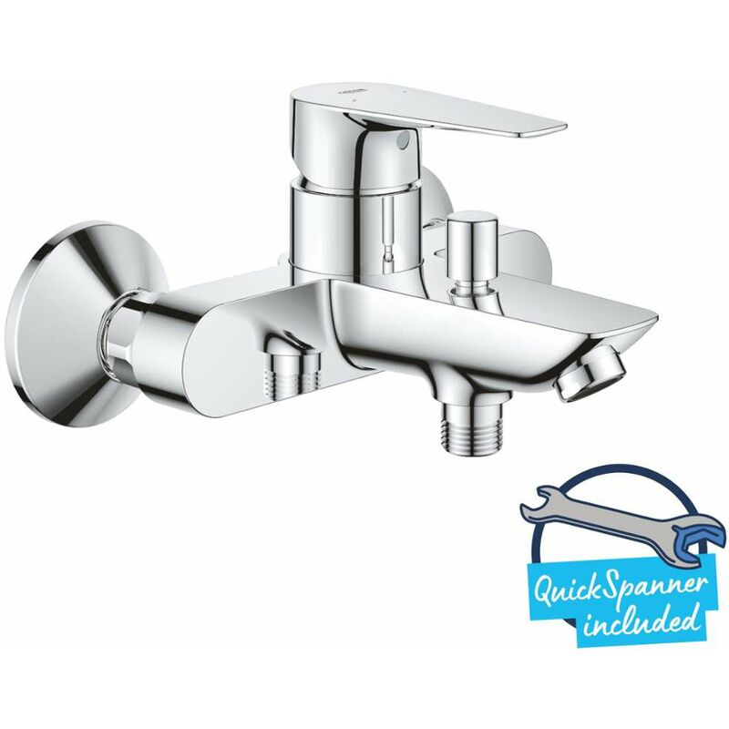 foto del prodotto grohe start edge miscelatore a parete per vasca da bagno, cromo 24198001