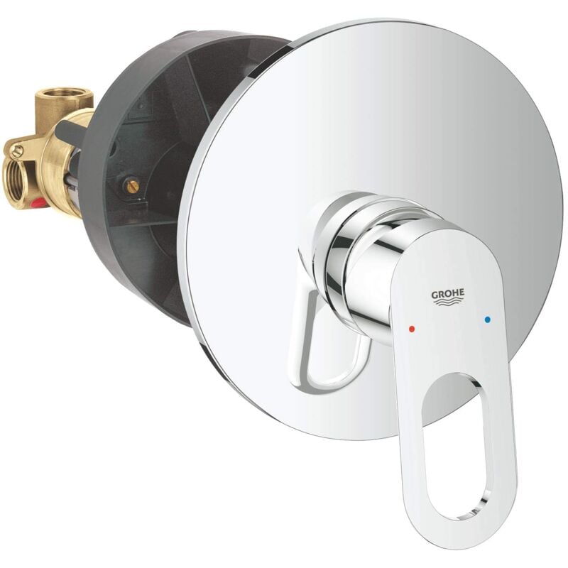 foto del prodotto grohe start loop 29084000 miscelatore monocomando per doccia, cromo