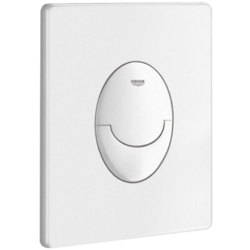 foto del prodotto grohe start placca di comando in abs bianca 156x197 mm, piastra di azionamento dello scarico per cassette di sciacquo ad incasso