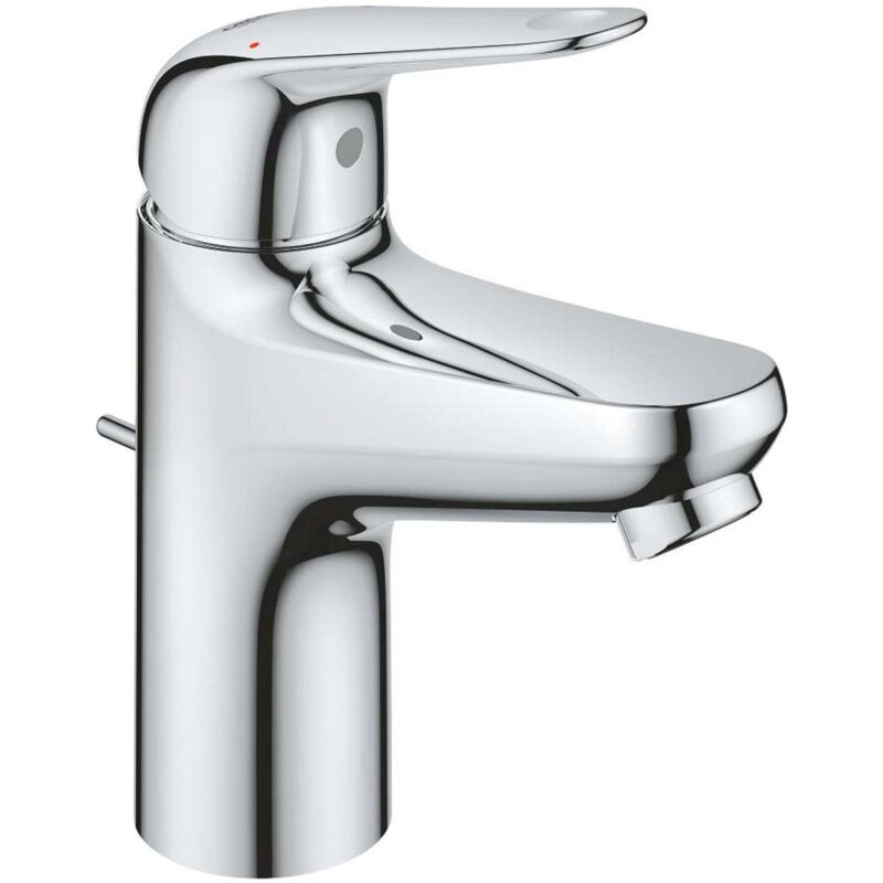 foto del prodotto grohe swift miscelatore da lavabo con sistema di scarico, cromo 24316001