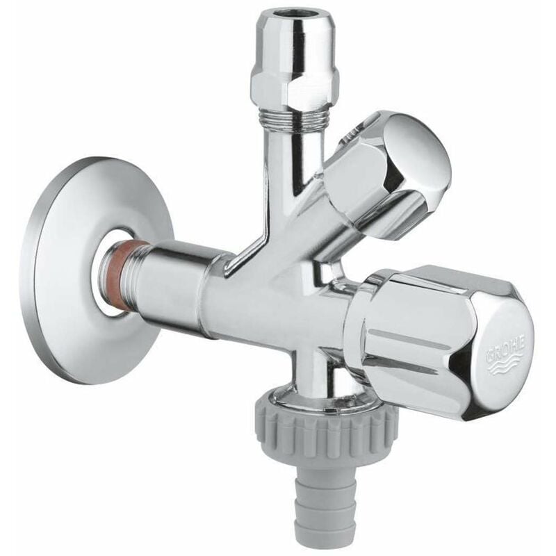 foto del prodotto grohe universal valvola a gomito combinata was originale, cromata 22036000