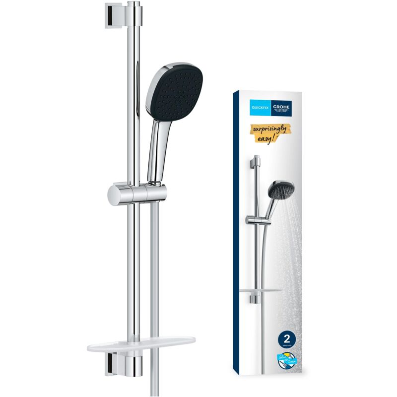 foto del prodotto grohe vitalio comfort 110 set asta doccia a 2 getti rain, jet , 26398001