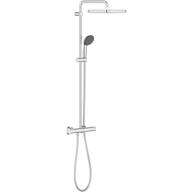 foto del prodotto grohe vitalio start system 250 cube, colonna doccia con miscelatore doccetta a 2 getti 26696000 