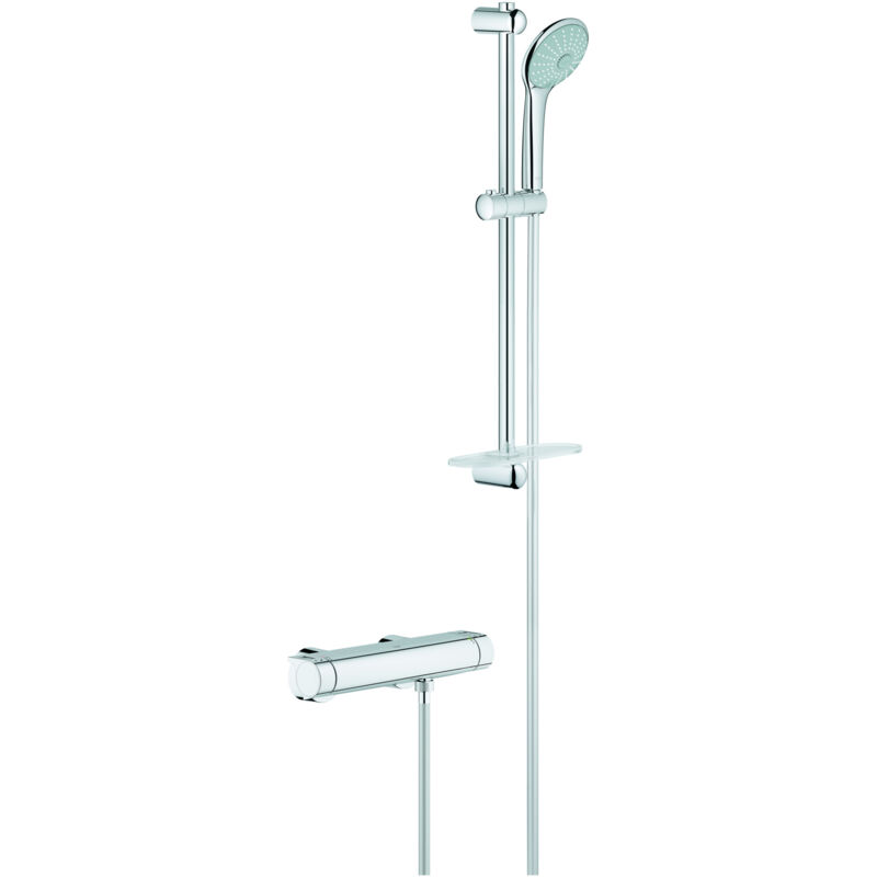 foto del prodotto grohtherm 2000 miscelatore doccia termostatico, set doccia 60 cm, cromato 34195001 grohe