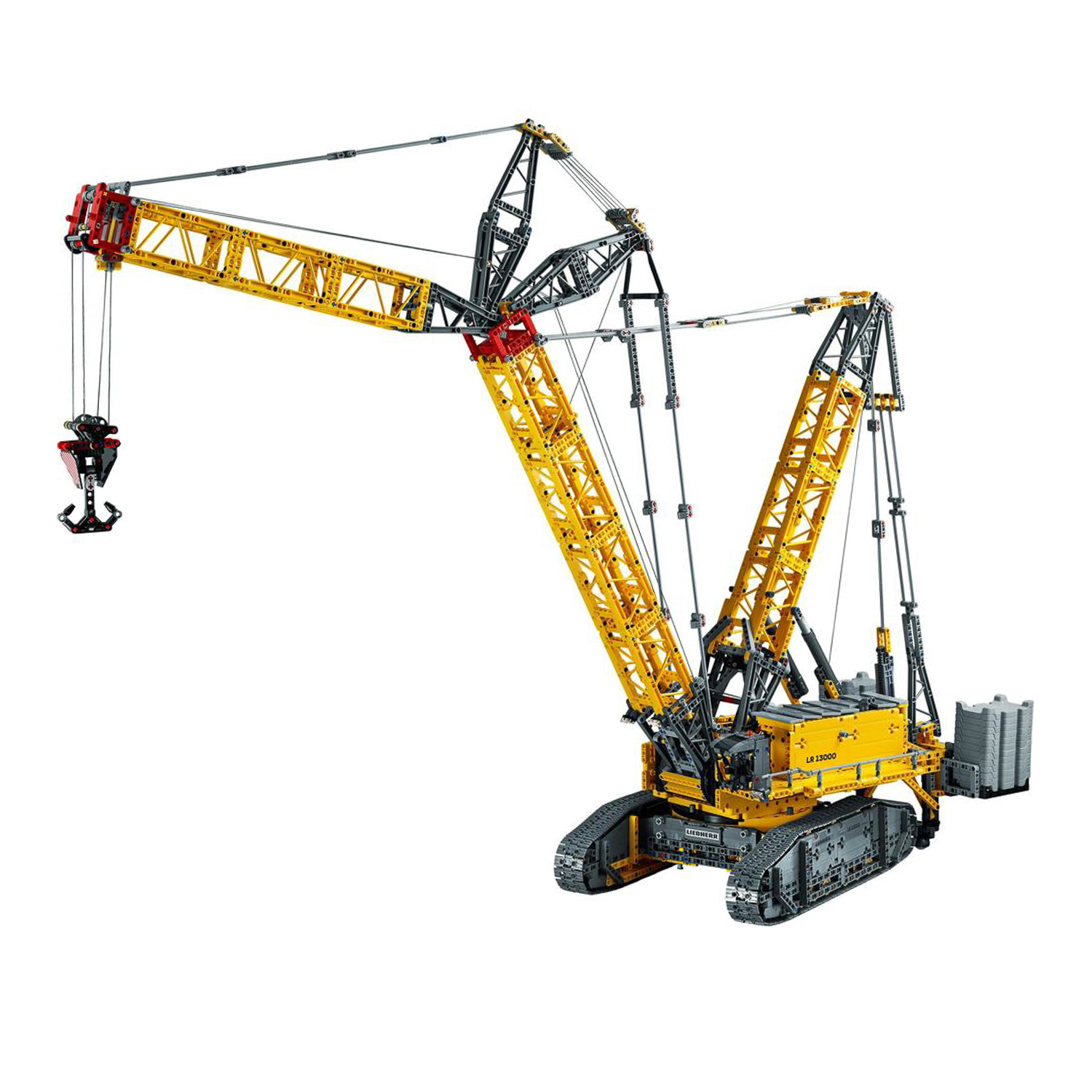 foto del prodotto gru cingolata liebherr lr 13000 da costruire lego
