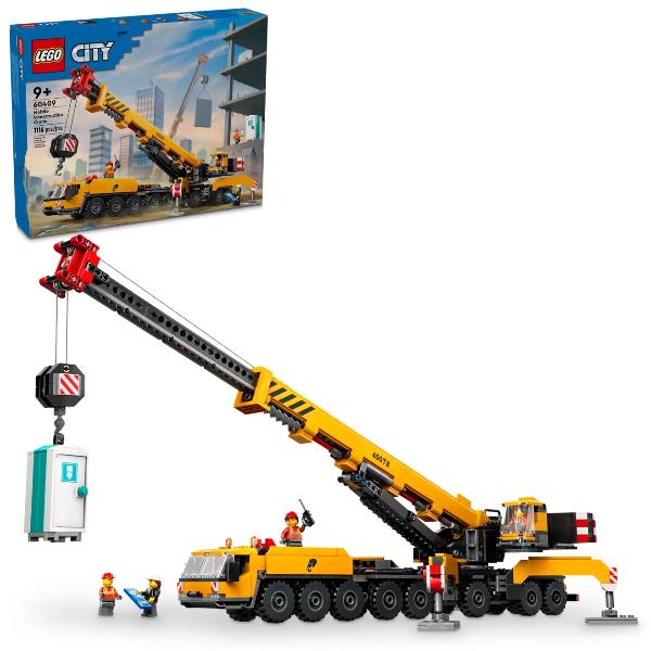 foto del prodotto gru da cantiere mobile gialla