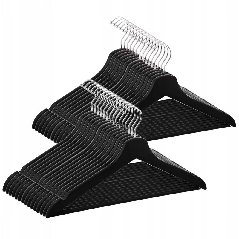 foto del prodotto grucce per vestiti abbigliamento in legno set x30 armadi ingresso