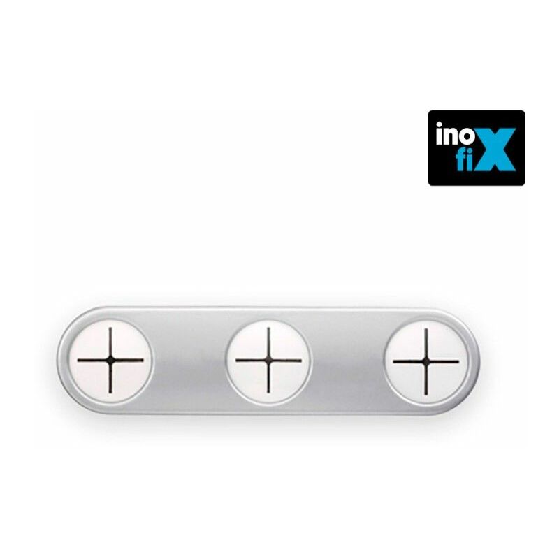 foto del prodotto gruccia adesiva per strofinacci da cucina cromo opaco 2083-7-000 inofix blister