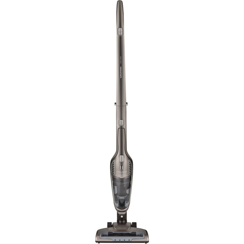 foto del prodotto grundig vch 9832 vch9832, aspirapolvere portatile e senza fili 2 in 1, grigio, 115 w, 0,5 litri, 75 minuti di funzionamento wireless