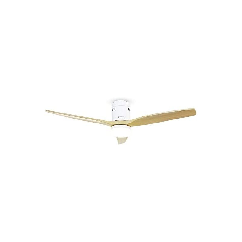foto del prodotto grunkel ventilatore a soffitto conluce 41w 6 velocit 41w w timer luce legno
