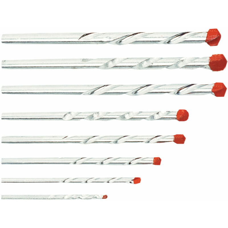 foto del prodotto grupa topex set punte trapano per muro cf. 8 pz