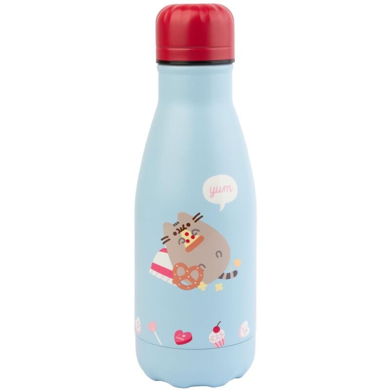 foto del prodotto grupo erik bottiglia termica pusheen borraccia termica pusheen 260 ml, doppia parete in acciaio inox, chiusura ermetica, bpa free, thermos pusheen,